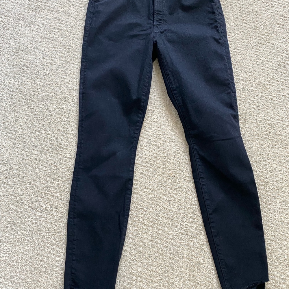 MOTHER Women's Black Skinny Jeans